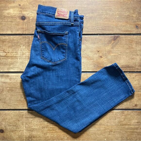 Levi’s 724 High Rise Straight Leg Jeans Size 33 - Picture 1 of 7